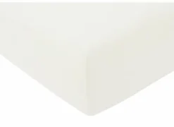 Hoeslaken Venturo 90x200cm - flanel - wit