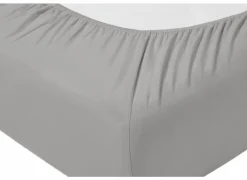 Hoeslaken Venturo 160x200cm - flanel - grijs