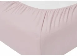 Hoeslaken Venturo 140x200cm - flanel - roze