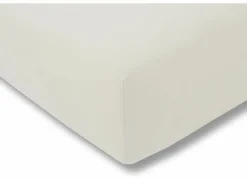 Hoeslaken Venturo 140x200cm - flanel - ivoor