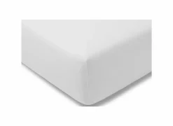 Hoeslaken 180/200x220cm jersey katoen wit