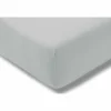 Hoeslaken 180/200x200/220cm jersey katoen lichtgrijs