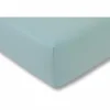 Hoeslaken 90/120x190/220cm jersey katoen aqua