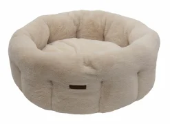 Hondenmand Champs-elysées M 60x60x24cm - stof - beige