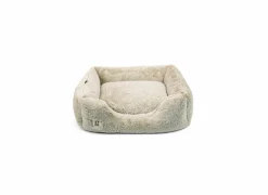 Hondenmand Supersoft M 70x50cm - stof - lichtgrijs