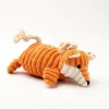 Hondenspeelgoed Fox 20cm - stof - orange ochre