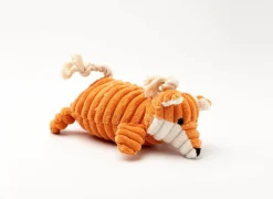 Hondenspeelgoed Fox 20cm - stof - orange ochre