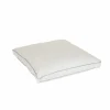 Hoofdkussen Boxmodel 55x55cm - percale katoen - wit