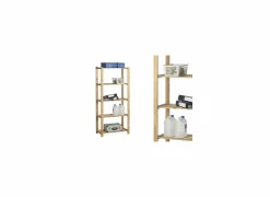 Houten opbergrek Mono 80x40x175cm