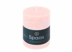 Kaars Cilinder Rustiek lichtroze