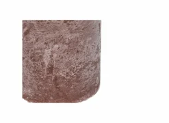 Kaars Cilinder Ø8,6x15cm - rustiek - rusty peach