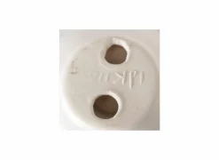 Kaarsenhouder Franyo H5cm beige wit