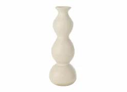 Kaarsenhouder Olina H37,5cm - keramiek - crème