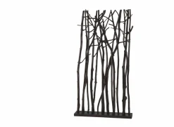 Kamerscherm Georges 100cm - mango massief - zwart