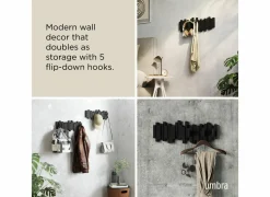 Kapstok Sticks Multi Hook 48,6cm - zwart