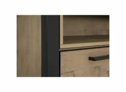 Kast Cronos 130x45x200cm - decor eik - naturel