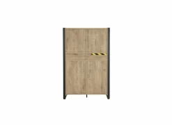 Kast Cronos 130x45x200cm - decor eik - naturel