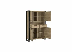 Kast Cronos 130x45x200cm - decor eik - naturel