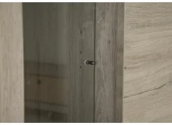 Kast Etna 66x183x50cm - decor - millenium eik & lichtgrijs