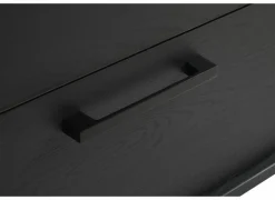 Kast Faro 127cm - melamine - structuur zwart