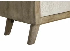 Kast Harem 90x40x112cm - mango massief - bruin & multicolor