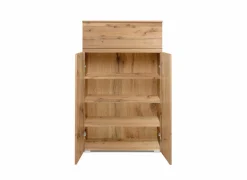 Kast Image 3 80x40x131cm - melamine - honing eik