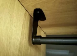 Kastaccessoires Holmes roede en plank MDF en eik fineer naturel