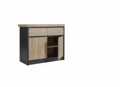 Keukeneiland Ilotfon 230x100cm - melamine - french oak & nox