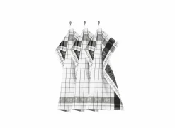 Keukenhanddoek Pharao 70x50cm zwart set van 3