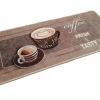 Keukenloper Coffee 120x50cm - stof - bruin