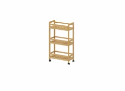 Keukentrolley Linha 45x22x80cm - bamboe - beige
