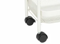 Keukentrolley Mayaj 46,5x26,5x79,6cm - staal - beige