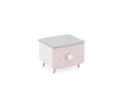 Kinderkamer Etoiles met bed 90x200cm - kleerkast 95cm en 1 nachtkastje