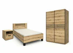 Kinderkamer Kato met bed 120x200cm - kleerkast 150cm en 1 nachtkastjje