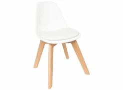 Kinderstoel Baya 55x31x38,5cm - kunststof - wit