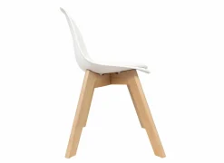 Kinderstoel Baya 55x31x38,5cm - kunststof - wit