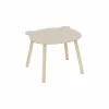 Kindertafel Beer 53x48x42,5cm - MDF & den massief - beige