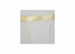 Klamboe 230x40cm - polyestervezel - wit/goud