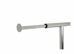 Kledingrek Kelly 130/188,5x55x158/171cm - metaal - chroom