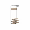 Kledingrek 77x40x185cm - decor - eik