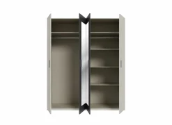 Kleerkast Adria 178cm - decor - zandeik & wolframgrijs