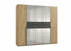 Kleerkast Denver 225cm - decor - artisanale eik/grafiet