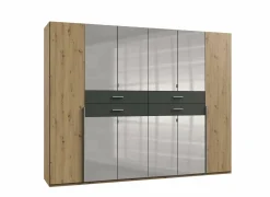 Kleerkast Denver 270cm - decor - artisanale eik & grafiet