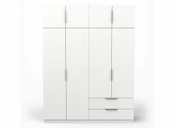 Kleerkast Ghost 157cm - decor - wit