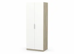 Kleerkast Ghost 79cm - decor - kronberg eik & wit
