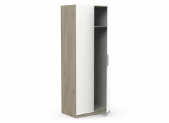 Kleerkast Ghost 79cm - decor - kronberg eik & wit