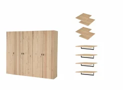 Kleerkast Holmes 250cm - MDF - eik