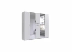 Kleerkast Moldau 225cm - decor - wit