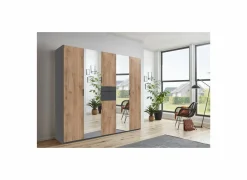 Kleerkast Moldau 225cm - decor - eik & grafiet