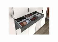 Kleerkast Moldau 270cm - decor - wit & grafiet